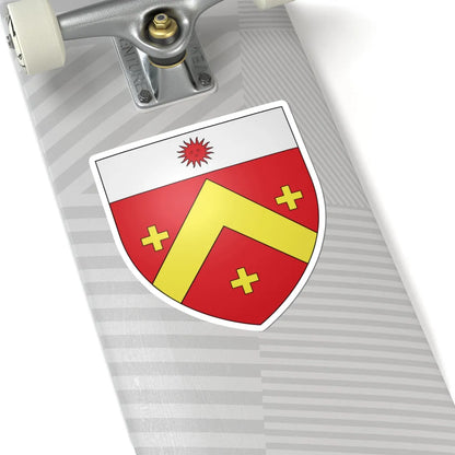 Blason famille fr ALRICS (France) (Coat of Arms) STICKER Vinyl Kiss-Cut Decal - The Sticker Space