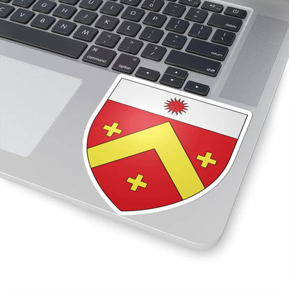 Blason famille fr ALRICS (France) (Coat of Arms) STICKER Vinyl Kiss-Cut Decal - The Sticker Space