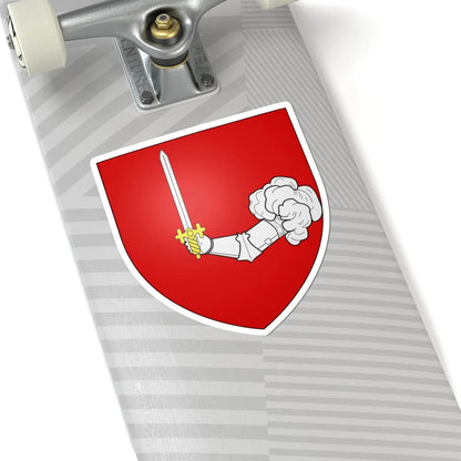 Blason famille fr AMAT (France) (Coat of Arms) STICKER Vinyl Kiss-Cut Decal - The Sticker Space