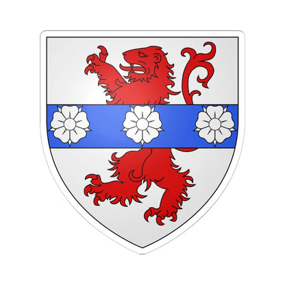 Blason famille fr AMBLARD (France) (Coat of Arms) STICKER Vinyl Kiss-Cut Decal 6 Inch White - The Sticker Space