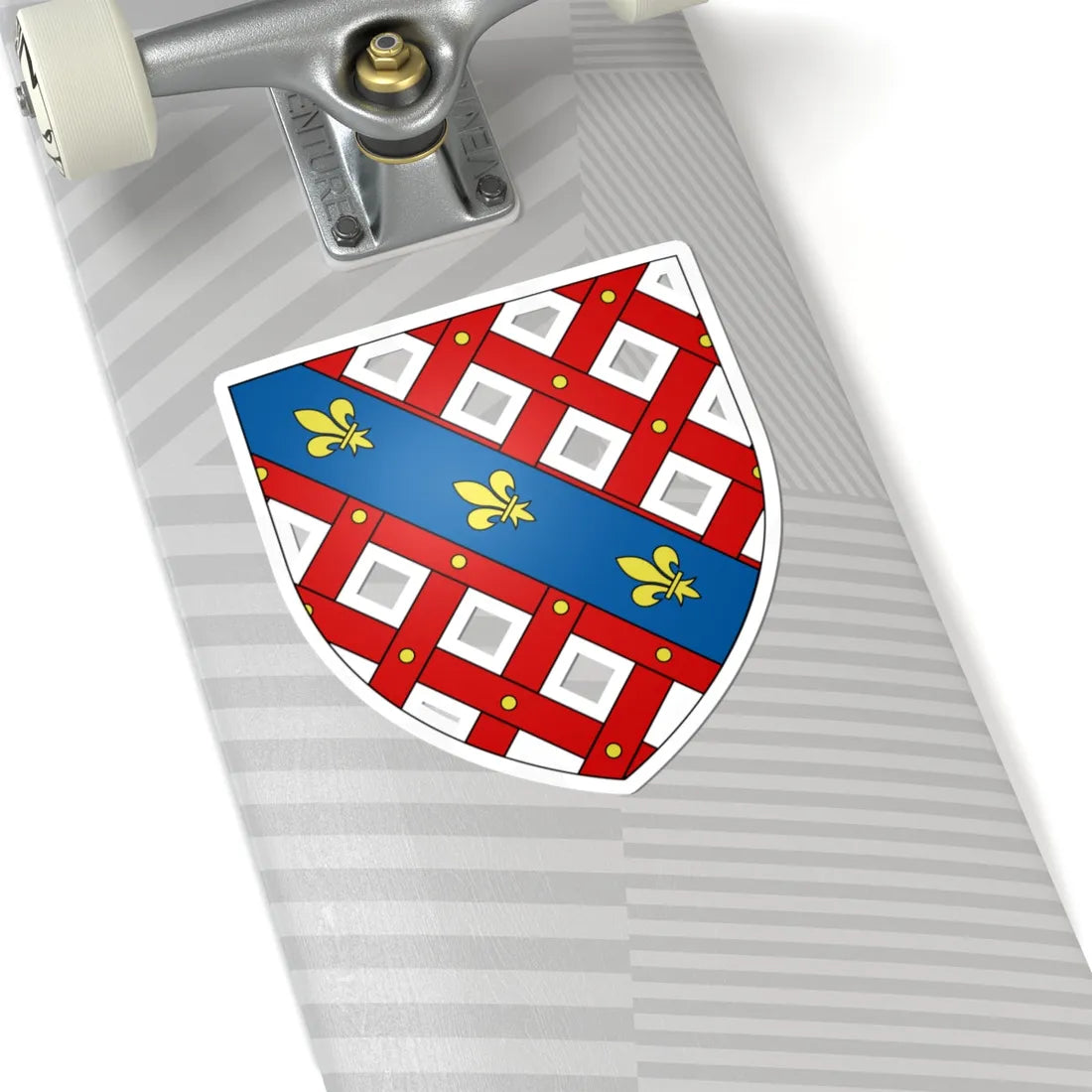 Blason famille fr AMBROIS (France) (Coat of Arms) STICKER Vinyl Kiss-Cut Decal - The Sticker Space