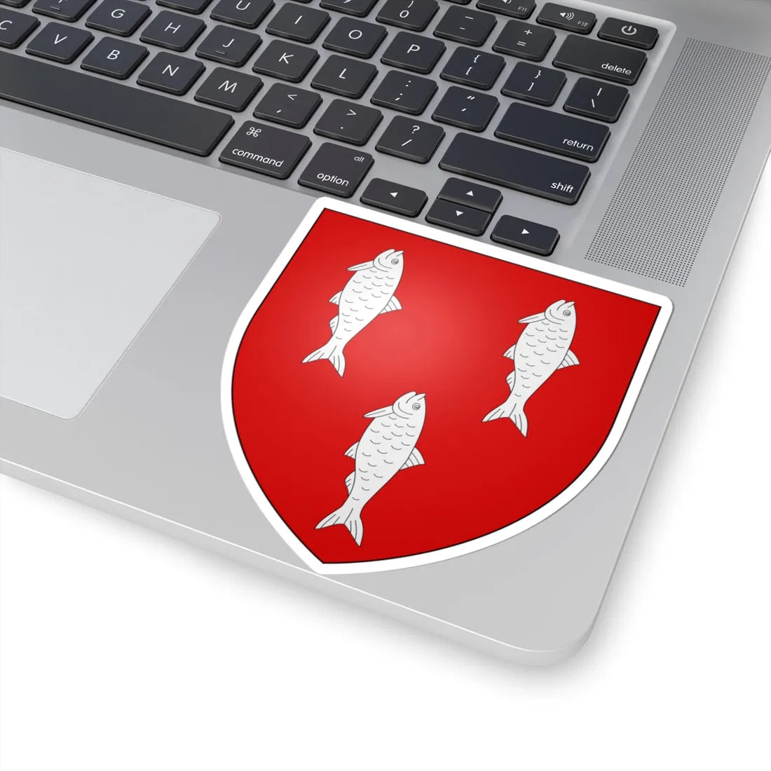 Blason famille fr Anceau Nivernais (France) (Coat of Arms) STICKER Vinyl Kiss-Cut Decal - The Sticker Space