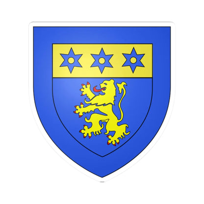 Blason famille fr Androl (France) (Coat of Arms) STICKER Vinyl Kiss-Cut Decal 2 Inch White - The Sticker Space