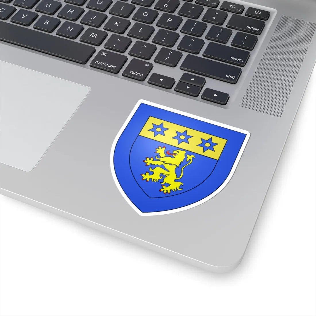 Blason famille fr Androl (France) (Coat of Arms) STICKER Vinyl Kiss-Cut Decal - The Sticker Space