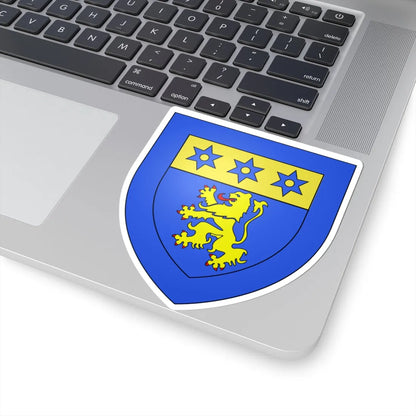 Blason famille fr Androl (France) (Coat of Arms) STICKER Vinyl Kiss-Cut Decal - The Sticker Space