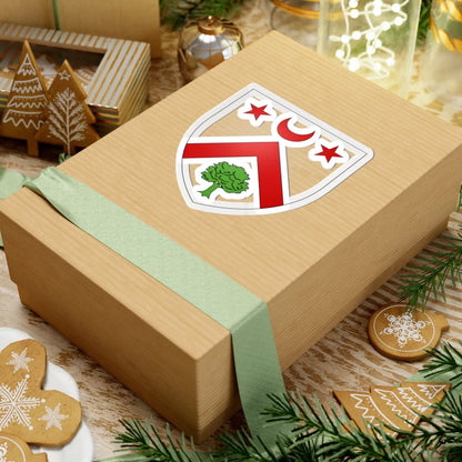 Blason famille fr Angevin (France) (Coat of Arms) STICKER Vinyl Kiss-Cut Decal - The Sticker Space