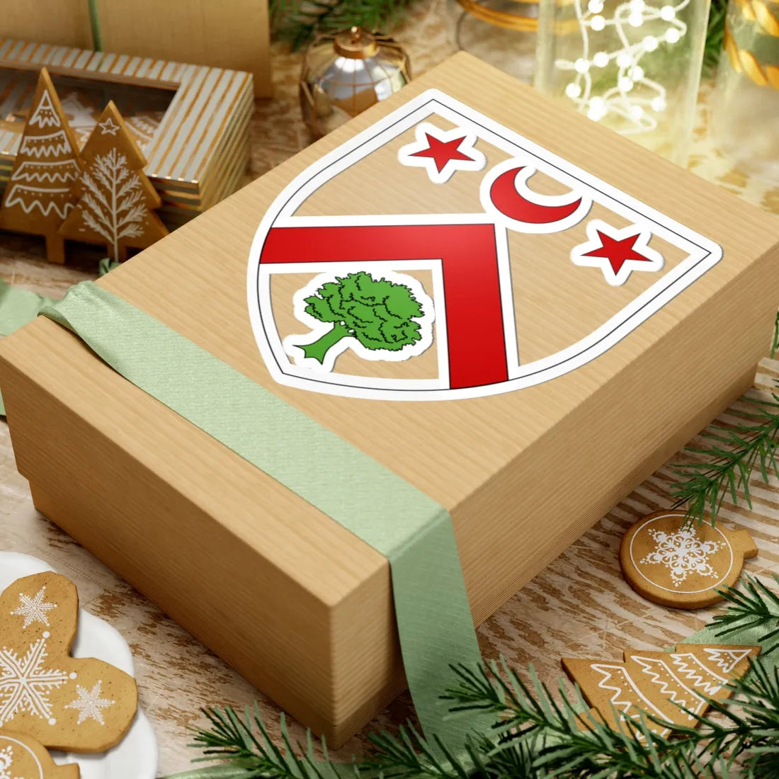 Blason famille fr Angevin (France) (Coat of Arms) STICKER Vinyl Kiss-Cut Decal - The Sticker Space