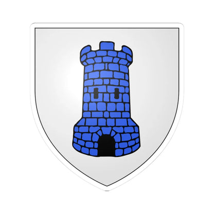 Blason famille fr Aps (France) (Coat of Arms) STICKER Vinyl Kiss-Cut Decal 3 Inch White - The Sticker Space