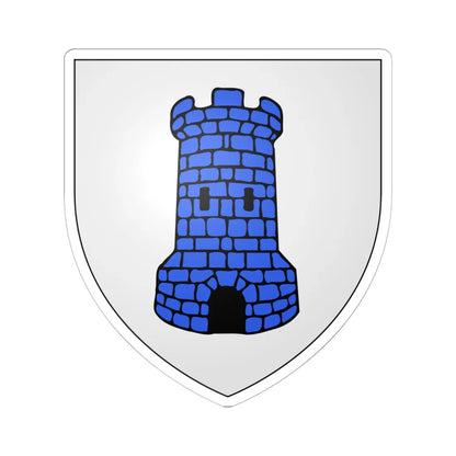 Blason famille fr Aps (France) (Coat of Arms) STICKER Vinyl Kiss-Cut Decal 6 Inch White - The Sticker Space