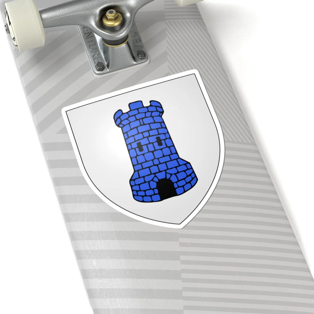 Blason famille fr Aps (France) (Coat of Arms) STICKER Vinyl Kiss-Cut Decal - The Sticker Space