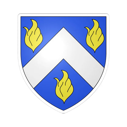 Blason famille fr Ardier (France) (Coat of Arms) STICKER Vinyl Kiss-Cut Decal 4 Inch White - The Sticker Space