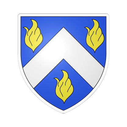 Blason famille fr Ardier (France) (Coat of Arms) STICKER Vinyl Kiss-Cut Decal 6 Inch White - The Sticker Space