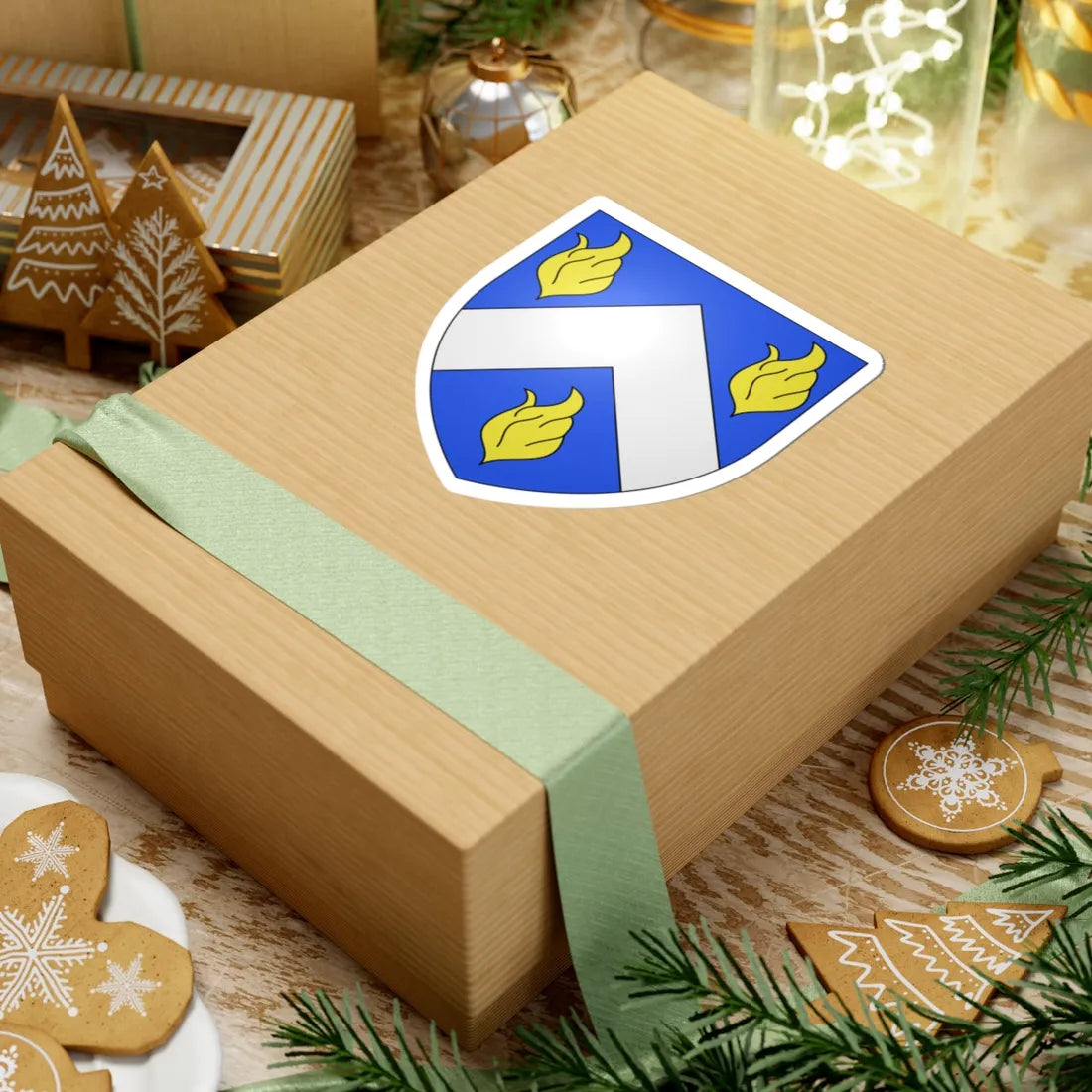 Blason famille fr Ardier (France) (Coat of Arms) STICKER Vinyl Kiss-Cut Decal - The Sticker Space