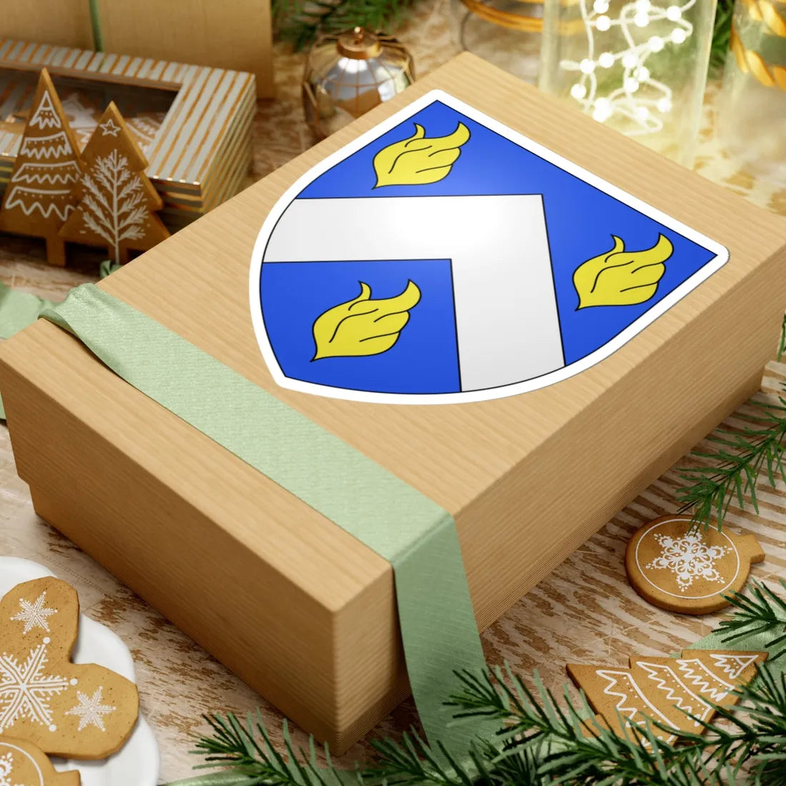 Blason famille fr Ardier (France) (Coat of Arms) STICKER Vinyl Kiss-Cut Decal - The Sticker Space