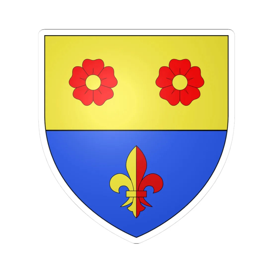 Blason famille fr de Gail (Germany) (Coat of Arms) STICKER Vinyl Kiss-Cut Decal - The Sticker Space