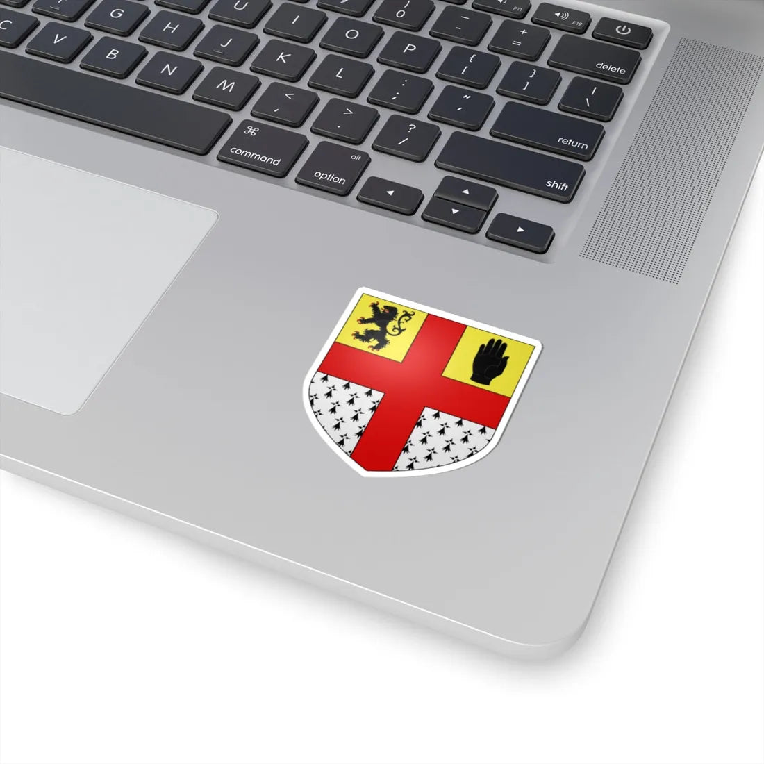 Blason famille fr Jean Raymond Charles Bourke comte (Ireland) (Coat of Arms) STICKER Vinyl Kiss-Cut Decal - The Sticker Space