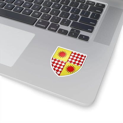 Blason Famille Grimaldi de Bueil (Monaco) (Coat of Arms) STICKER Vinyl Kiss-Cut Decal - The Sticker Space