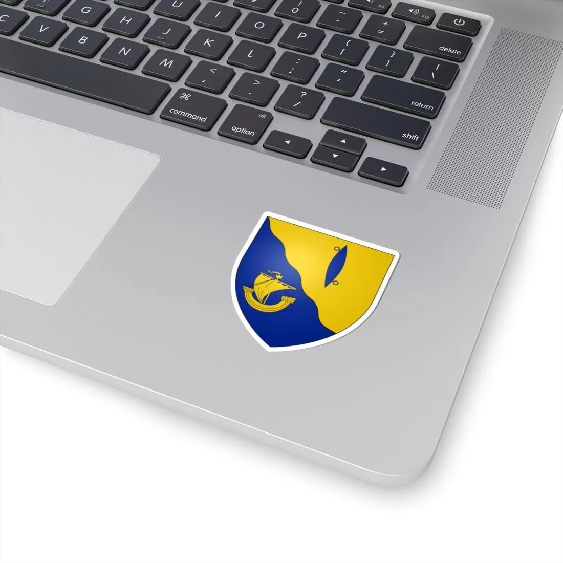 Blason famille Hiernaux (Belgium) (Coat of Arms) STICKER Vinyl Kiss-Cut Decal - The Sticker Space