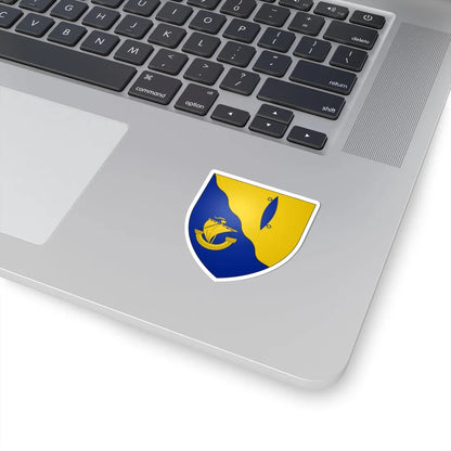 Blason famille Hiernaux (Belgium) (Coat of Arms) STICKER Vinyl Kiss-Cut Decal - The Sticker Space