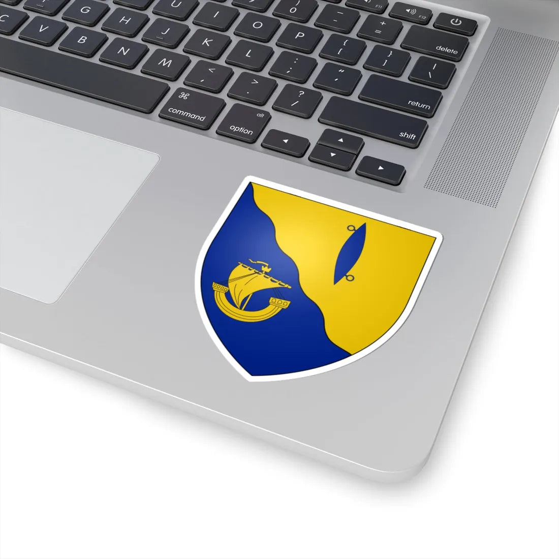 Blason famille Hiernaux (Belgium) (Coat of Arms) STICKER Vinyl Kiss-Cut Decal - The Sticker Space