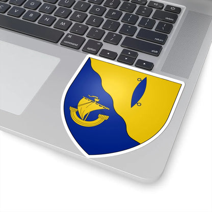 Blason famille Hiernaux (Belgium) (Coat of Arms) STICKER Vinyl Kiss-Cut Decal - The Sticker Space