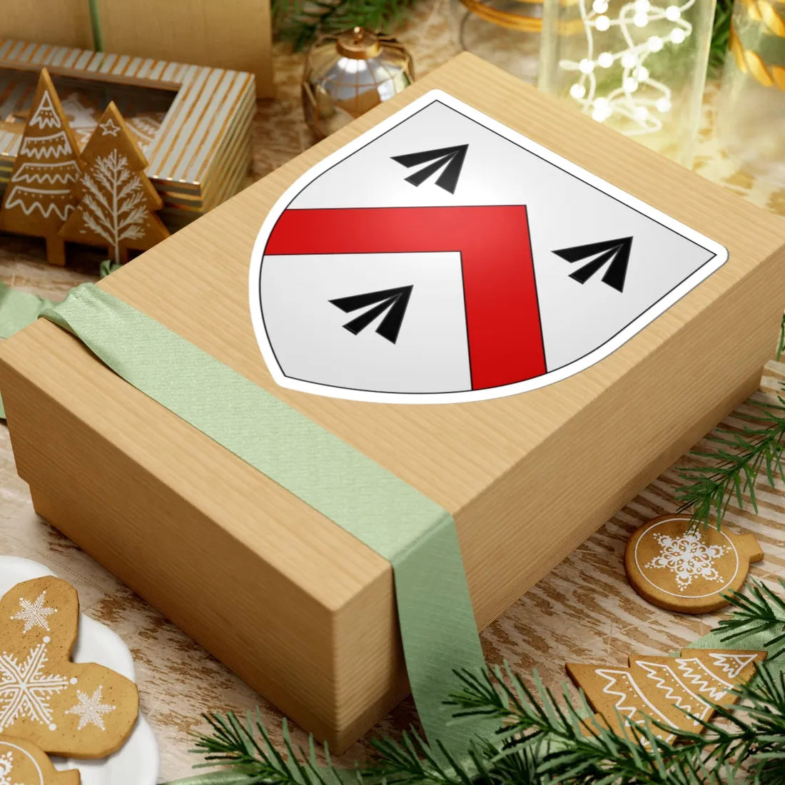 Blason famille irl Walsh (Ireland) (Coat of Arms) STICKER Vinyl Kiss-Cut Decal - The Sticker Space