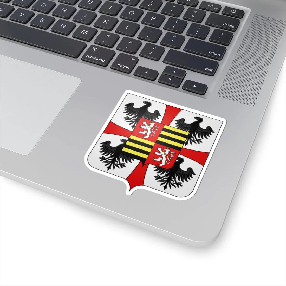 Blason famille it Gonzaga04 (Italy) (Coat of Arms) STICKER Vinyl Kiss-Cut Decal - The Sticker Space