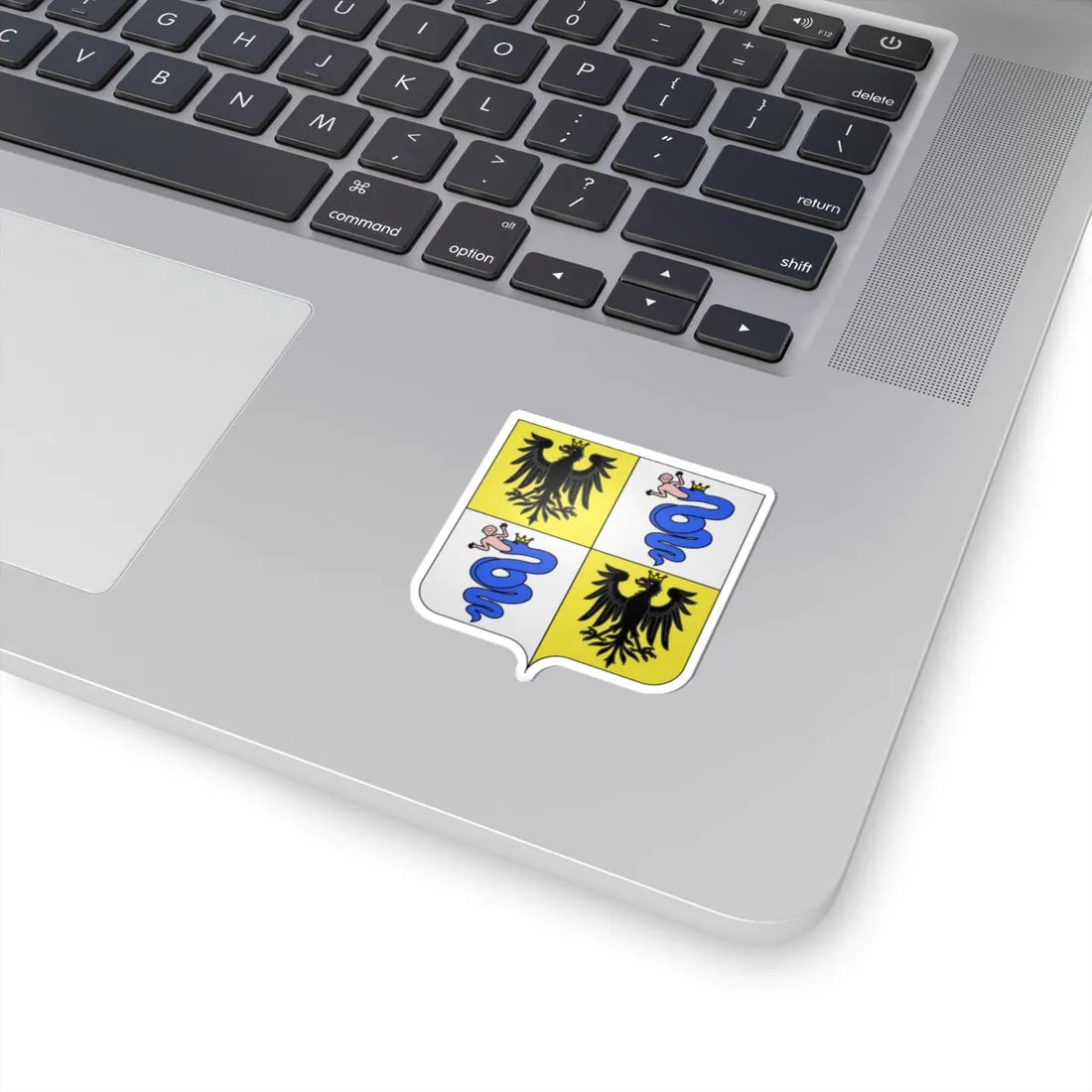 Blason famille it Sforza (Italy) (Coat of Arms) STICKER Vinyl Kiss-Cut Decal - The Sticker Space