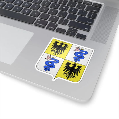 Blason famille it Sforza (Italy) (Coat of Arms) STICKER Vinyl Kiss-Cut Decal - The Sticker Space