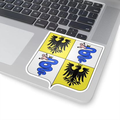 Blason famille it Sforza (Italy) (Coat of Arms) STICKER Vinyl Kiss-Cut Decal - The Sticker Space