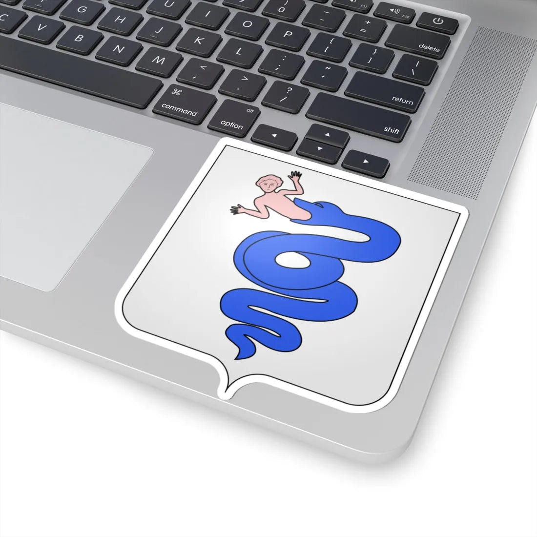 Blason famille it Visconti (Italy) (Coat of Arms) STICKER Vinyl Kiss-Cut Decal - The Sticker Space