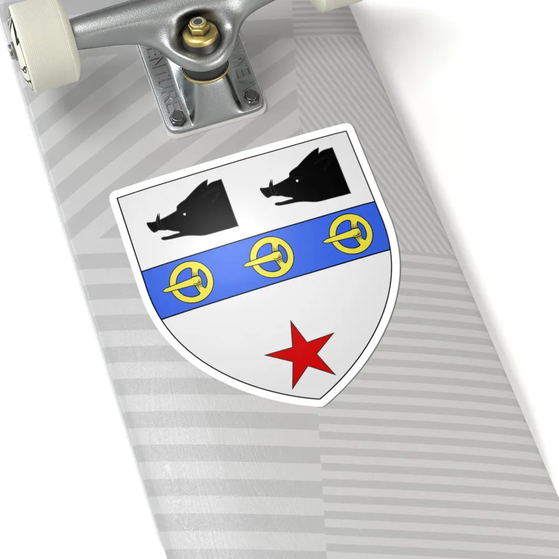 Blason Famille Labelle (Canada) (Coat of Arms) STICKER Vinyl Kiss-Cut Decal - The Sticker Space