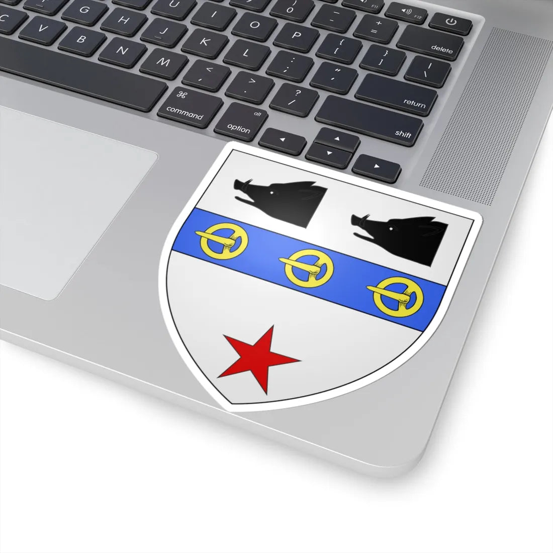 Blason Famille Labelle (Canada) (Coat of Arms) STICKER Vinyl Kiss-Cut Decal - The Sticker Space