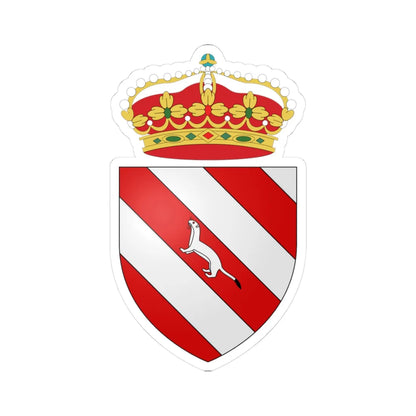 Blason famille Ravaschieri (Italy) (Coat of Arms) STICKER Vinyl Kiss-Cut Decal 3 Inch White - The Sticker Space