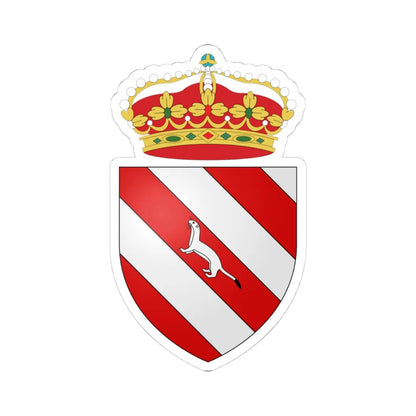 Blason famille Ravaschieri (Italy) (Coat of Arms) STICKER Vinyl Kiss-Cut Decal 4 Inch White - The Sticker Space