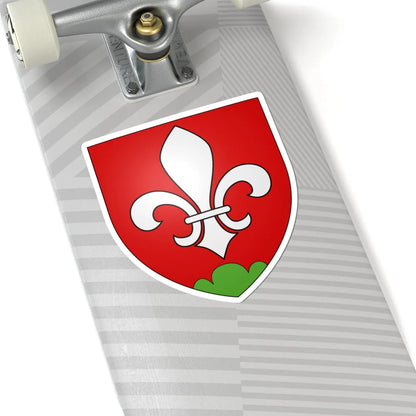 Blason famille Risler CH FR (Switzerland) (Coat of Arms) STICKER Vinyl Kiss-Cut Decal - The Sticker Space