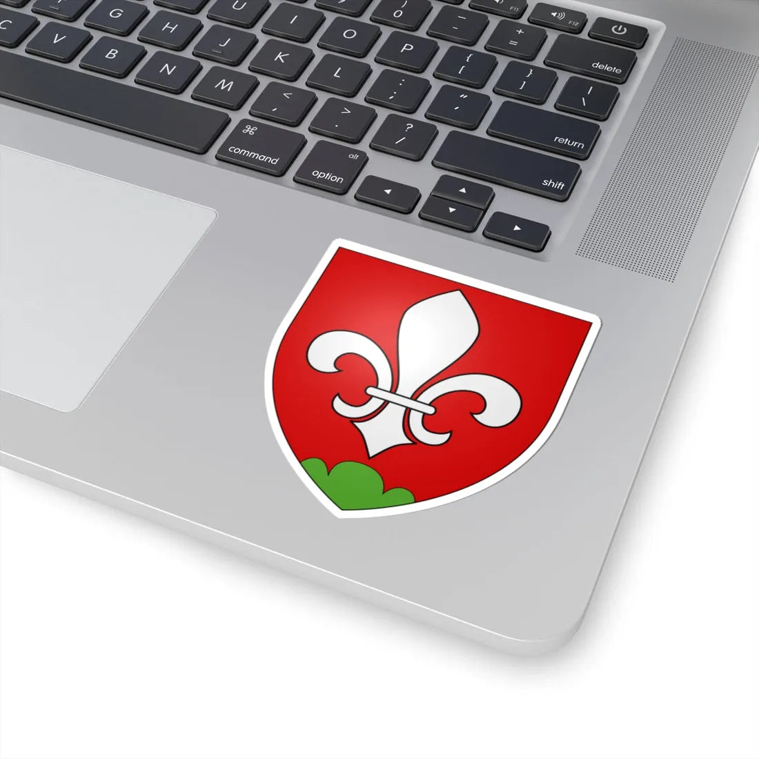 Blason famille Risler CH FR (Switzerland) (Coat of Arms) STICKER Vinyl Kiss-Cut Decal - The Sticker Space