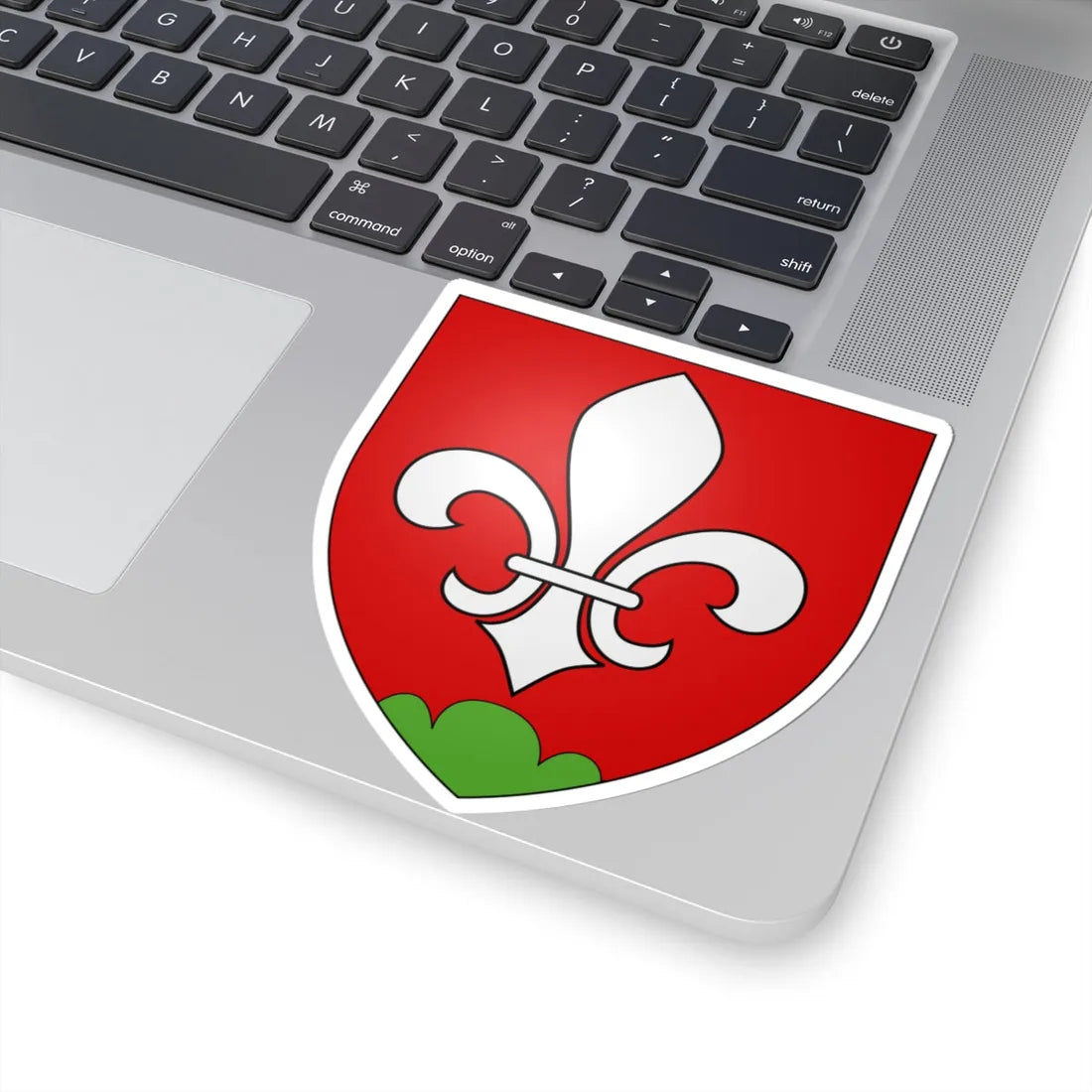 Blason famille Risler CH FR (Switzerland) (Coat of Arms) STICKER Vinyl Kiss-Cut Decal - The Sticker Space
