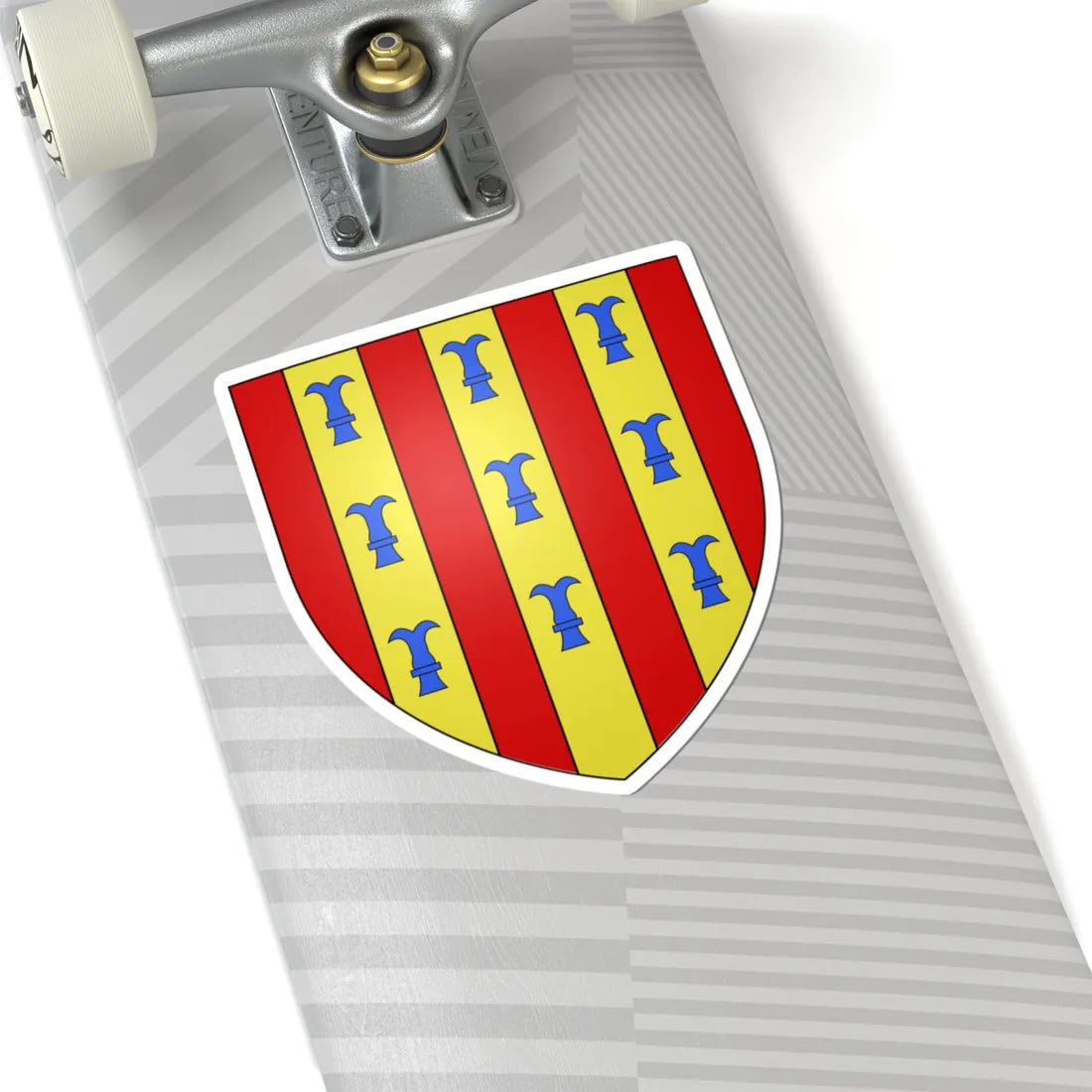Blason famille Rocaberti (Italy) (Coat of Arms) STICKER Vinyl Kiss-Cut Decal - The Sticker Space