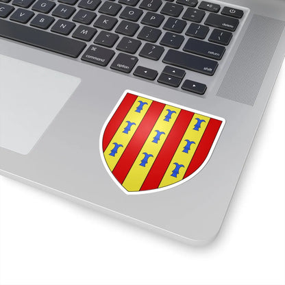 Blason famille Rocaberti (Italy) (Coat of Arms) STICKER Vinyl Kiss-Cut Decal - The Sticker Space