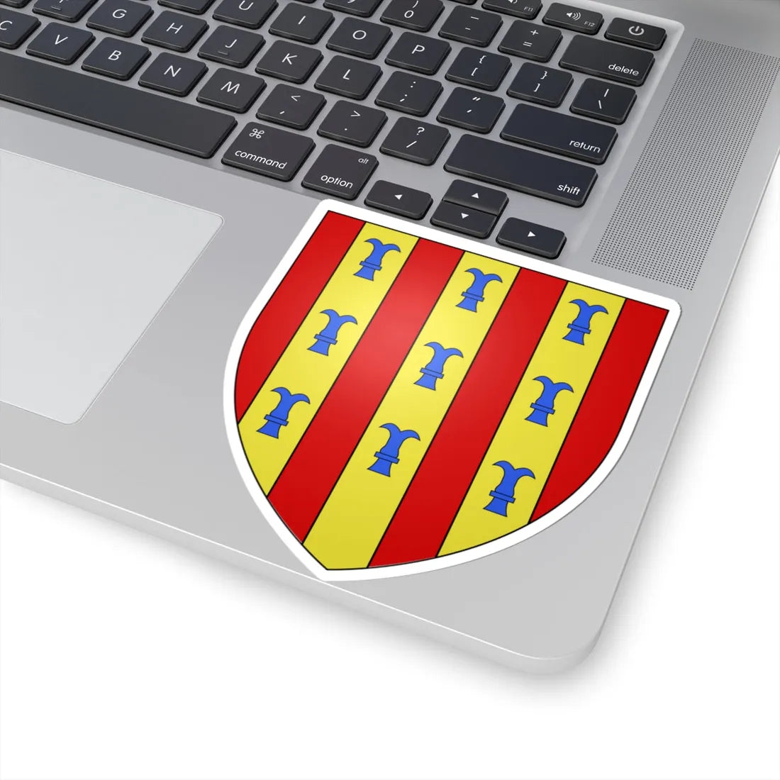 Blason famille Rocaberti (Italy) (Coat of Arms) STICKER Vinyl Kiss-Cut Decal - The Sticker Space