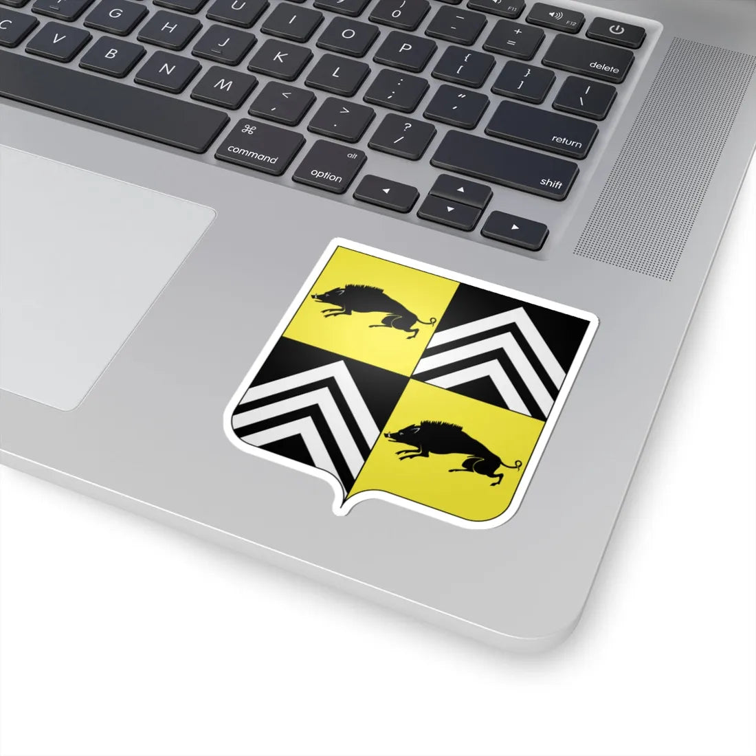 Blason famille Van de Werve (Belgium) (Coat of Arms) STICKER Vinyl Kiss-Cut Decal - The Sticker Space