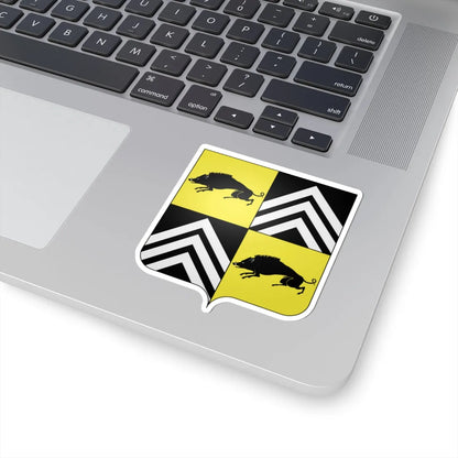 Blason famille Van de Werve (Belgium) (Coat of Arms) STICKER Vinyl Kiss-Cut Decal - The Sticker Space