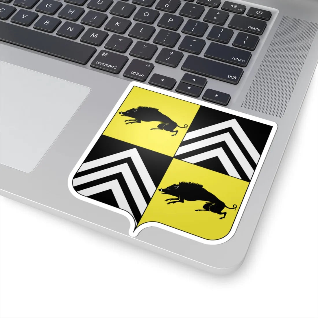 Blason famille Van de Werve (Belgium) (Coat of Arms) STICKER Vinyl Kiss-Cut Decal - The Sticker Space
