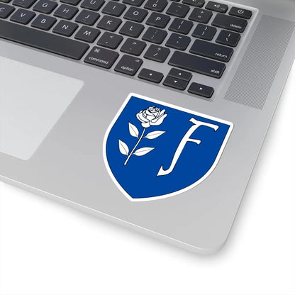 Blason Floreffe (Belgium) (Coat of Arms) STICKER Vinyl Kiss-Cut Decal - The Sticker Space