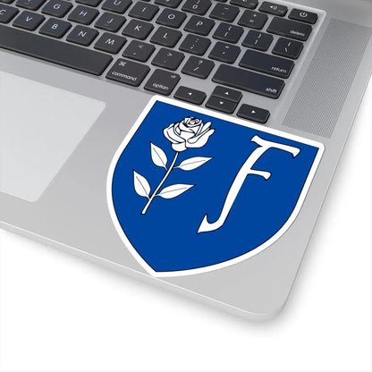Blason Floreffe (Belgium) (Coat of Arms) STICKER Vinyl Kiss-Cut Decal - The Sticker Space