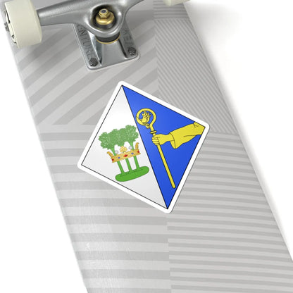 Blason Forest (Belgium) (Coat of Arms) STICKER Vinyl Kiss-Cut Decal - The Sticker Space