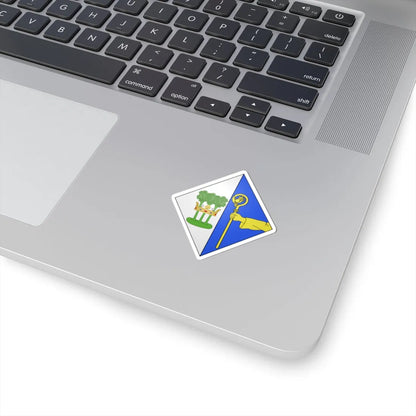Blason Forest (Belgium) (Coat of Arms) STICKER Vinyl Kiss-Cut Decal - The Sticker Space