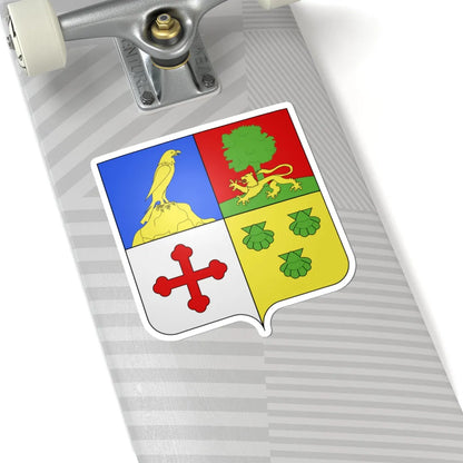 Blason Fr Abbadie-dItorrots Soule (Spain) (Coat of Arms) STICKER Vinyl Kiss-Cut Decal - The Sticker Space