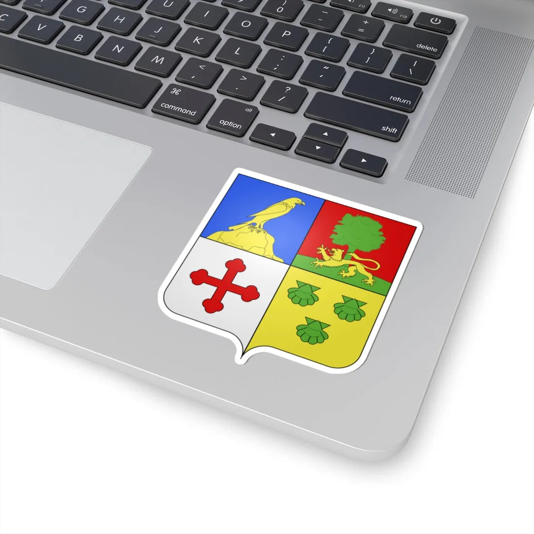Blason Fr Abbadie-dItorrots Soule (Spain) (Coat of Arms) STICKER Vinyl Kiss-Cut Decal - The Sticker Space
